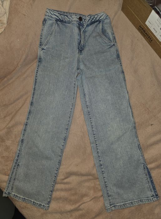 Spodnie jeans dzwony Pepperts r. 140