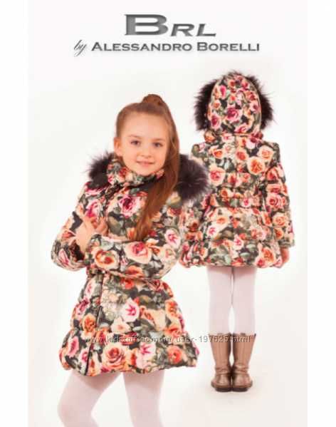 Пуховик з натуральним хутром  Borelli, Mayoral розм. 12 152 см