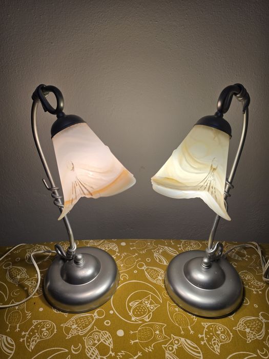 2x Candeeiros de Mesa / Bedside Table Lamps