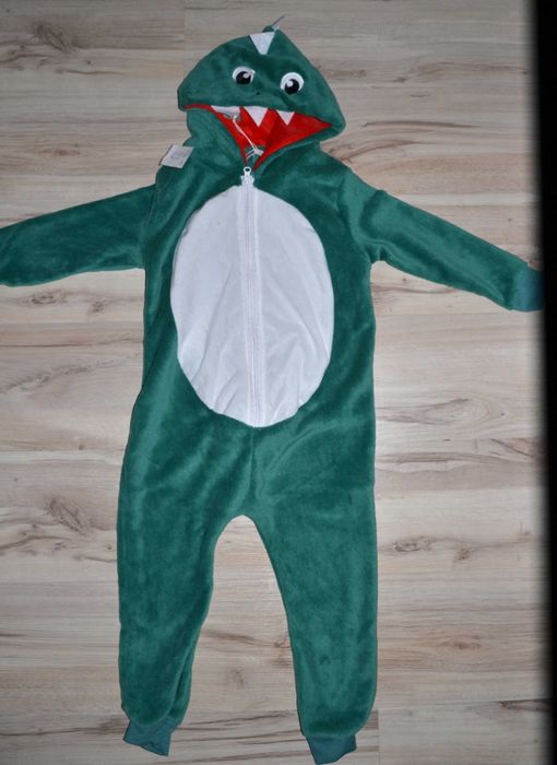 126^ dinozaur smok strój przebranie piżama 5/6 Lat_ 110/116