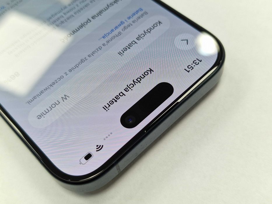 Iphone 15 PRO 256GB/ Blue Titanium/ 86%/ Grade A/ + ładowarka