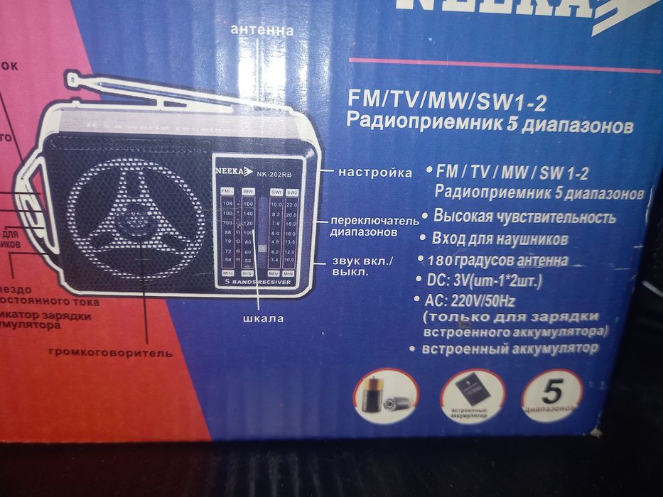 Продам новий радiоприйомник Neeka
