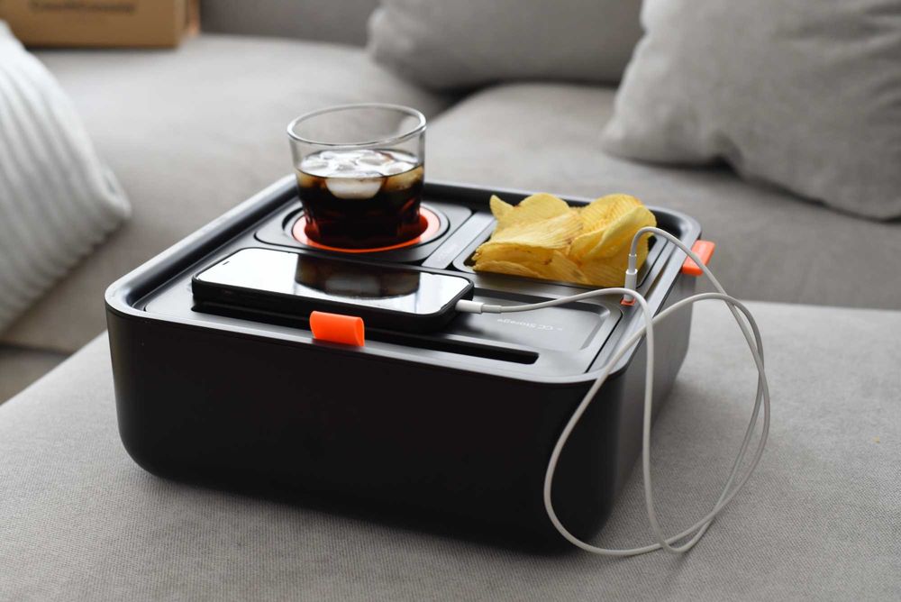 Couch console - Preta/Laranja ou Branca/Laranja