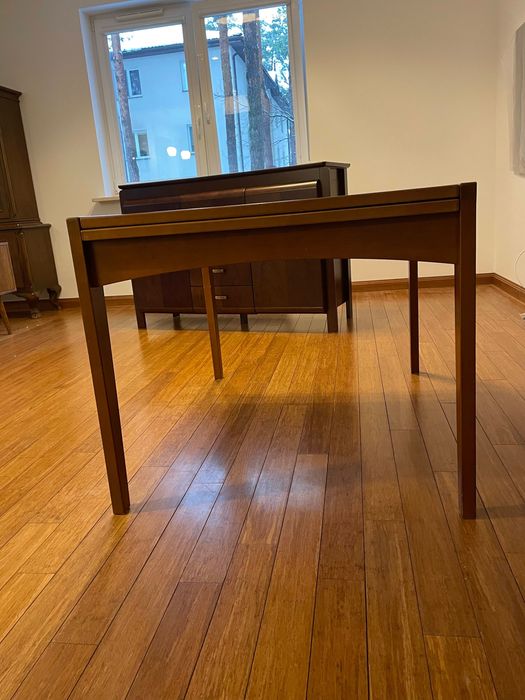 stół prostokątny, rozkładany 120-240/90, drewno, seria Gallus