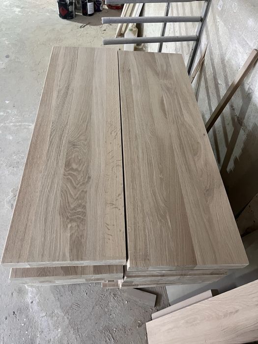 Schody, stopnie z litego dębu. Stopień 1100x300x40 mm.Trepy z dębu