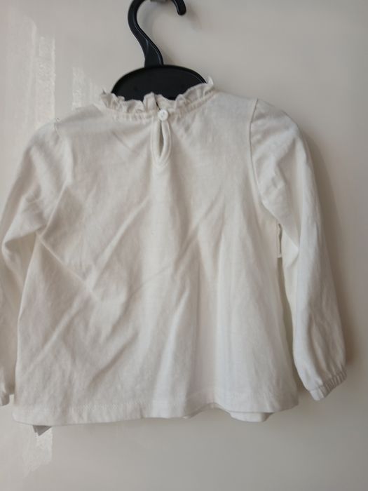 Biała bluzeczka  niemowleca