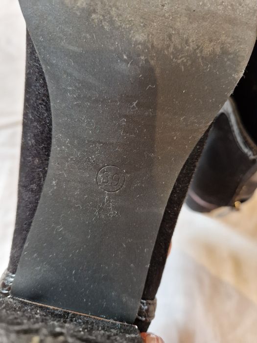 Botas de salto pretas Seaside 39