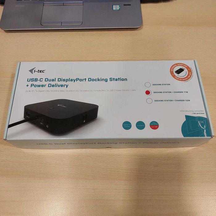 Док станція для ноутов Dell HP Asus Aser i-tec USB-C 77W Нова