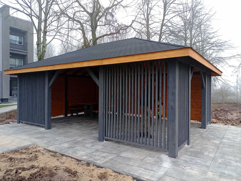 Altana ogrodowa drewniana. Łomża