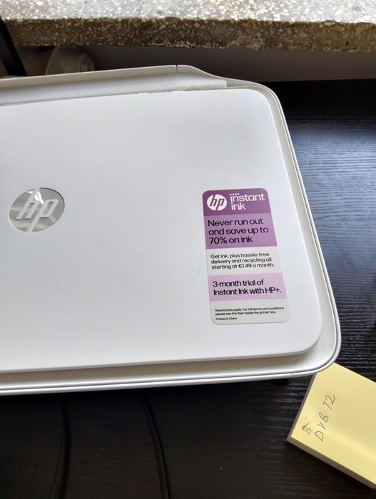 Drukarka HP z nowymi tuszami