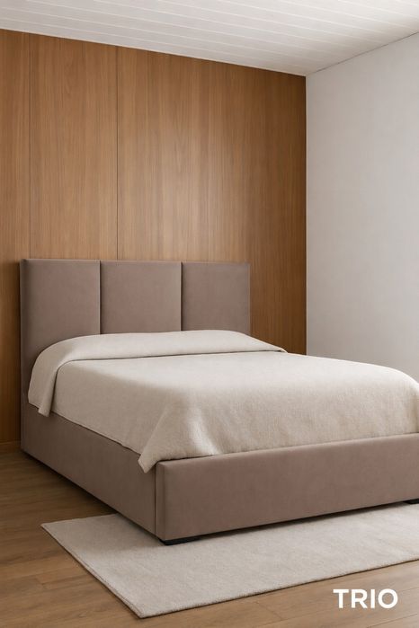 Łóżko tapicerowane z zagłówkiem | Nowoczesne | HIT