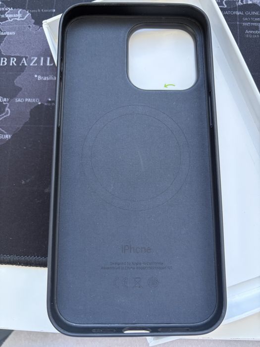 Оригінальний чохол Iphone 15 pro max FineWoven Case black