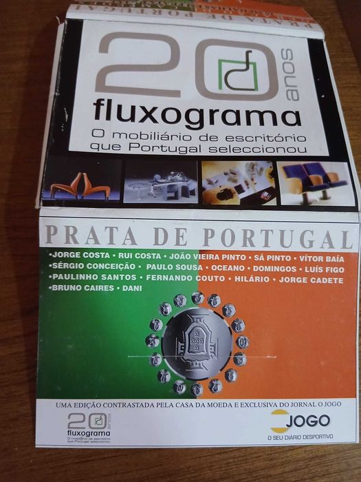 Vendo 16 moedas de prata "Campeões sub-20  da geração de ouro