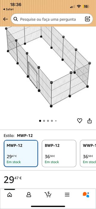Cercado para animal e Roda de Trotinete