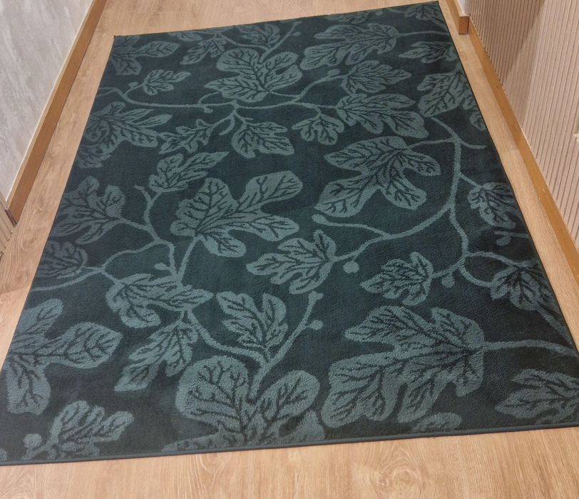 Carpete 195 x 130 verde escuro