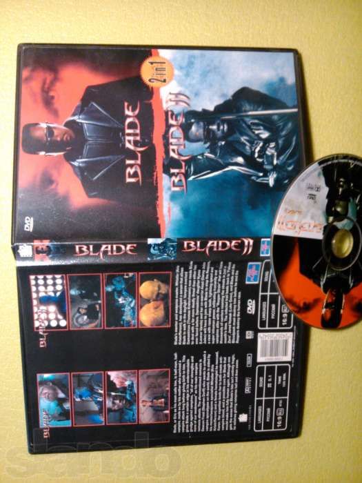 Блейд 1, 2 dvd диск бу