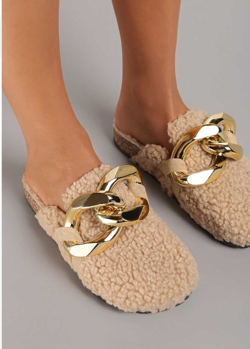 Klapki beige Fiphine