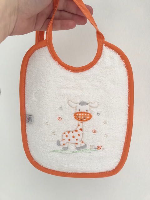 Babete Laranja Impermeável Novo