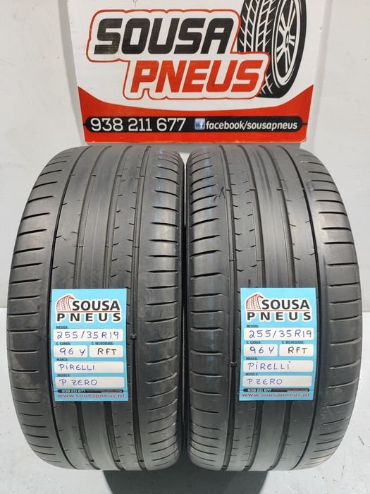 2 pneus semi novos 255-35R19 Pirelli RFT - Oferta dos Portes