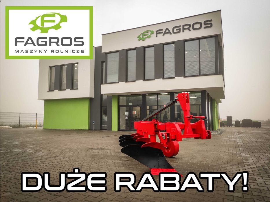 *WYPRZEDAŻ* pług jednobelkowy 3,4,5 skibowy FAGROS *DOSTAWA