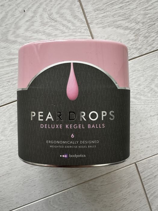 Набір вагінальних конусів кегеля з 6 штук Bodyotics Deluxe Pear Drops