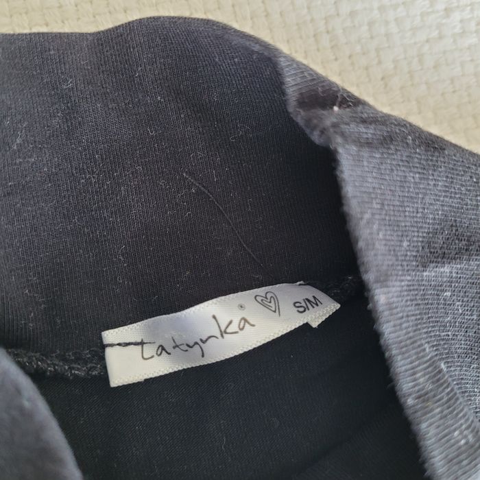 Golf czarny opięty cienki latynka s/m