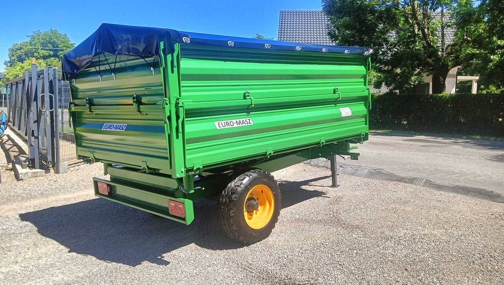 PRZYCZEPA ROLNICZA 3t jednoosiowa euro-masz WYWROTKA