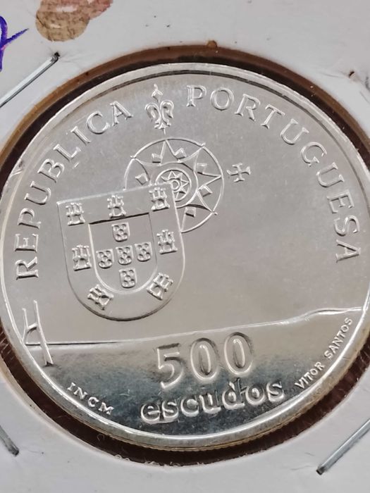Moeda de 500 escudos de 1998,Ponte Vasco da Gama,em prata