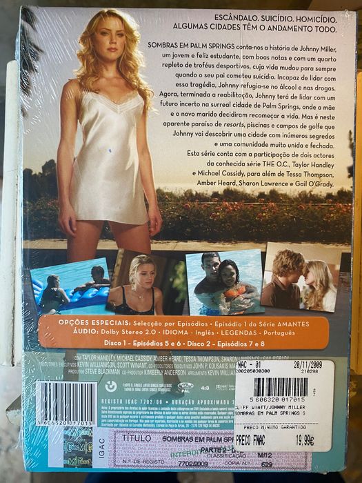 Hidden Palms (Sombras em Palm Springs) - Primeira temporada Parte 2 DVD selado