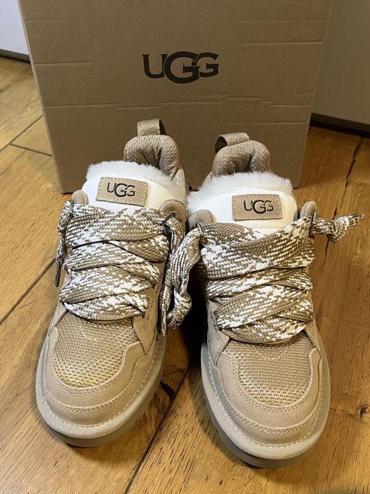 Ugg lowmel sand piaskowe buty zimowe trampki beżowe