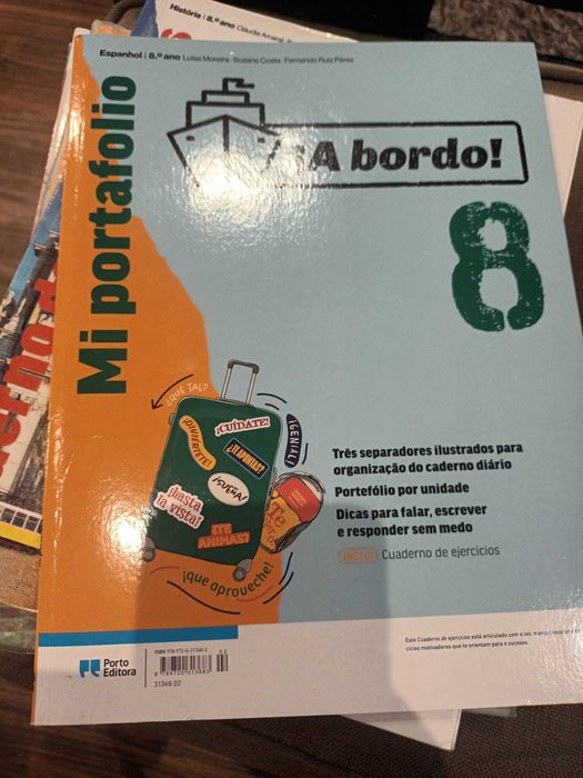 Livros escolares 8 Ano