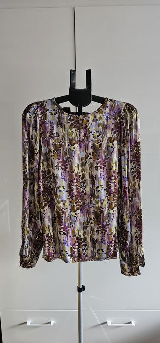 Połyskująca bluzka jedwab wiskoza M 38