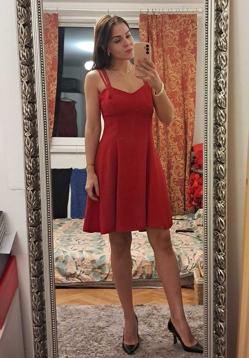 Czerwona sukienka rozm. M