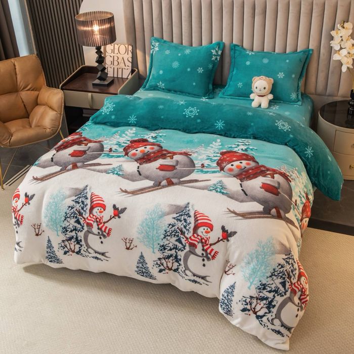 Новий рік євро розмір постільна білизна