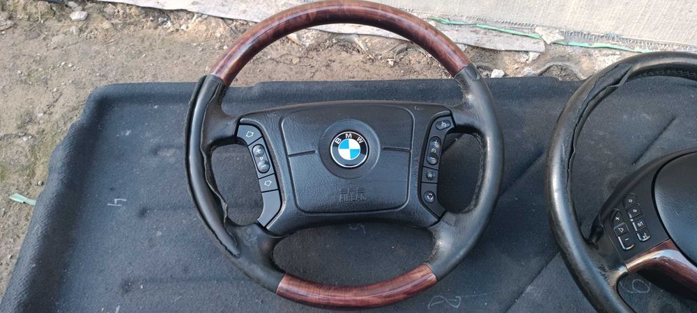 Руль bmw e46 е39 е38 е53 дерево ручника мульти руль м руль , кермо