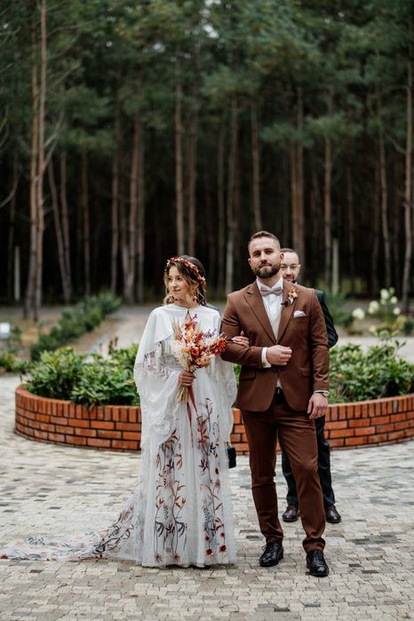 Suknia ślubna w stylu BOHO 3w1