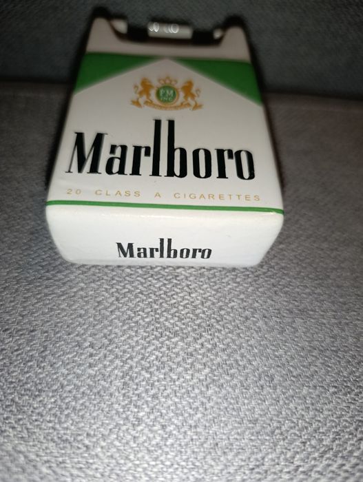 Marlboro Cinzeiro Cerâmica Vidrada