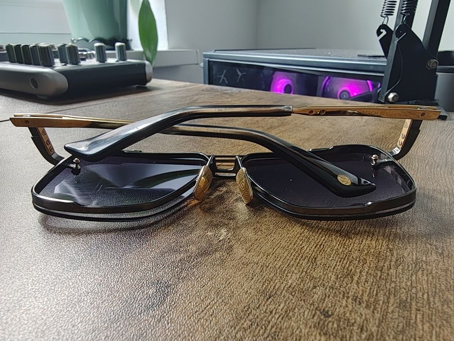 Okulary Przeciwsłoneczne DITA MACH SIX // titanium DTS-121-02-05  BLK-GLD 62mm Gradient