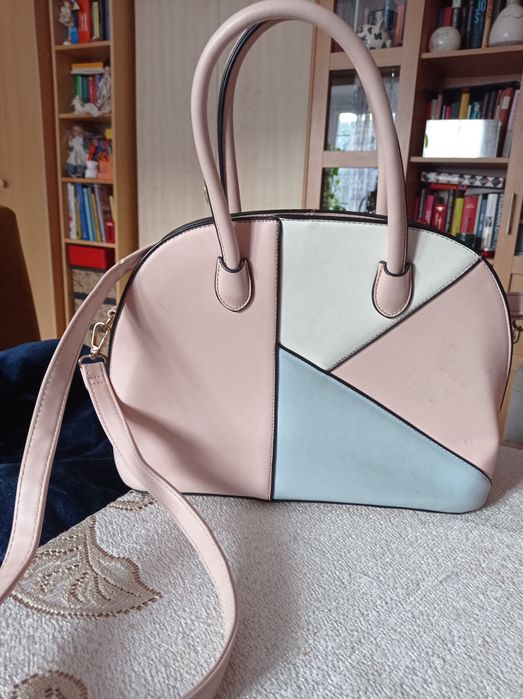 Torebka w bloki kolorów