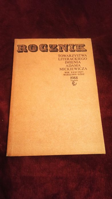 Rocznik Towarzystwa literackiego im. A. Mickiewicza - PWN