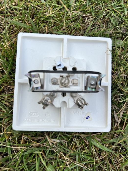 Ospel wierbka loft Wylacznik  ŁĄCZNIK  prl Boazeria