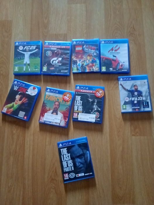 PS4 com jogos s e volante