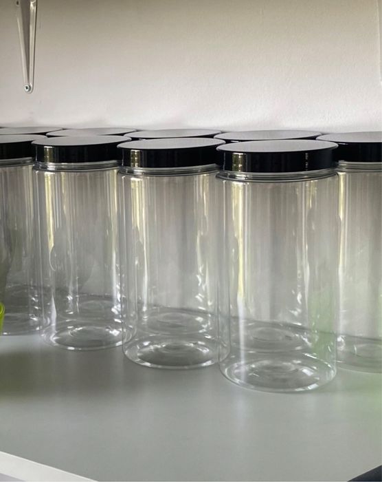 Pojemniki PET 1,5l na żywność makaron mąkę 12 szt