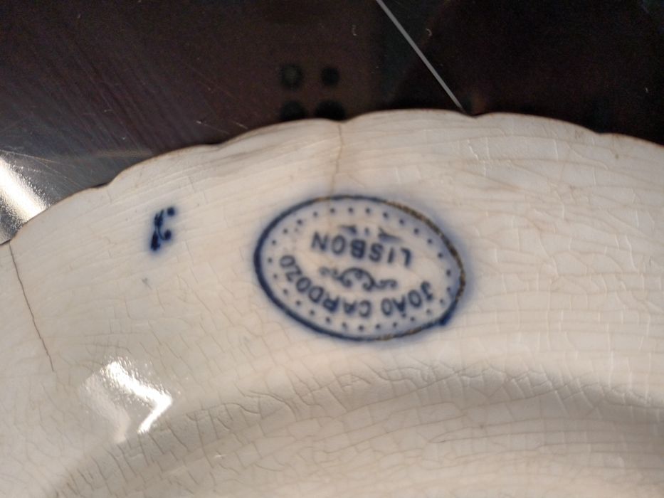 7  Pratos  da Marca João Cardoso - Lisbon