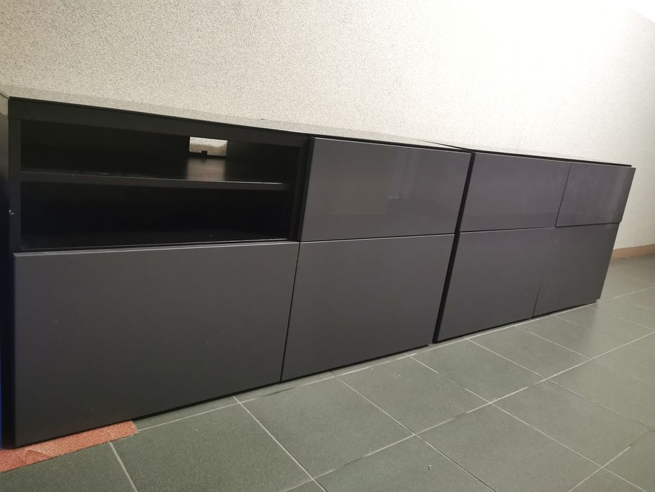 Ikea Besta regał, szafka, ława, pod tv, 240x65