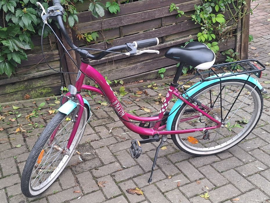 Maxim, Rower miejski, MJ 4.3, 24", różowy