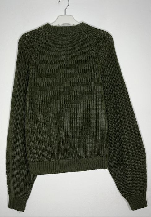 Monki Khaki Green Dark Sweter 34 XS