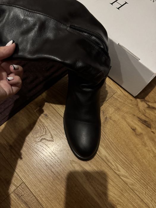 Зимні сапоги шкіра