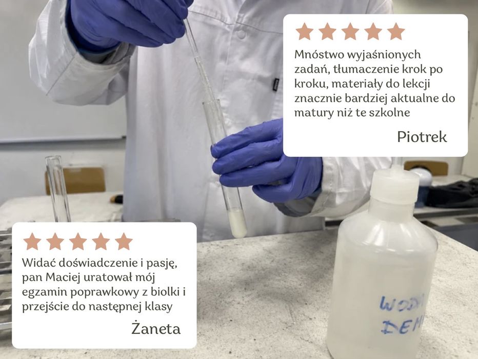 Student BIOLOGII Uniwersytetu Jagiellońskiego - korepetycje ONLINE - szkoła średnia i podstawowa