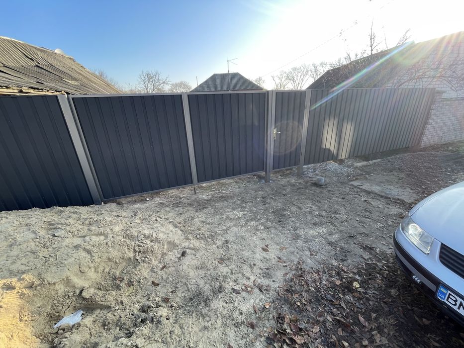 Забори ворота хозблоки навіси під ключ